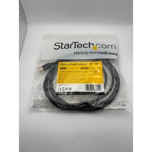 StarTech 6ft Mini DisplayPort to DisplayPort‎ Adapter Cable M/M MDP2DPMM6 Black